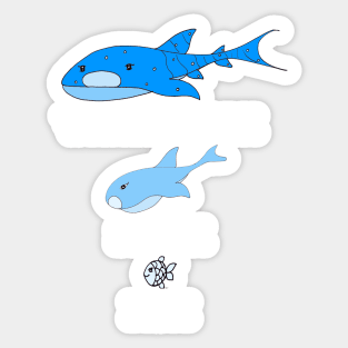 Giant Whale Shark for Shark Lovers Sticker
